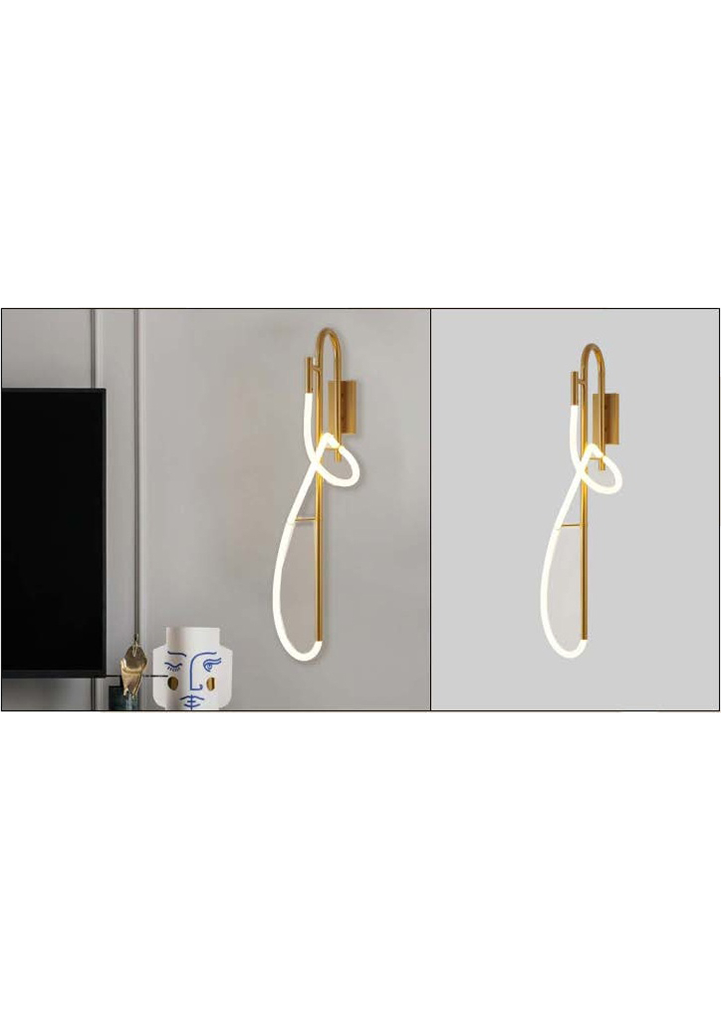 Beyond Lights - Gold Wall Lamp- GL